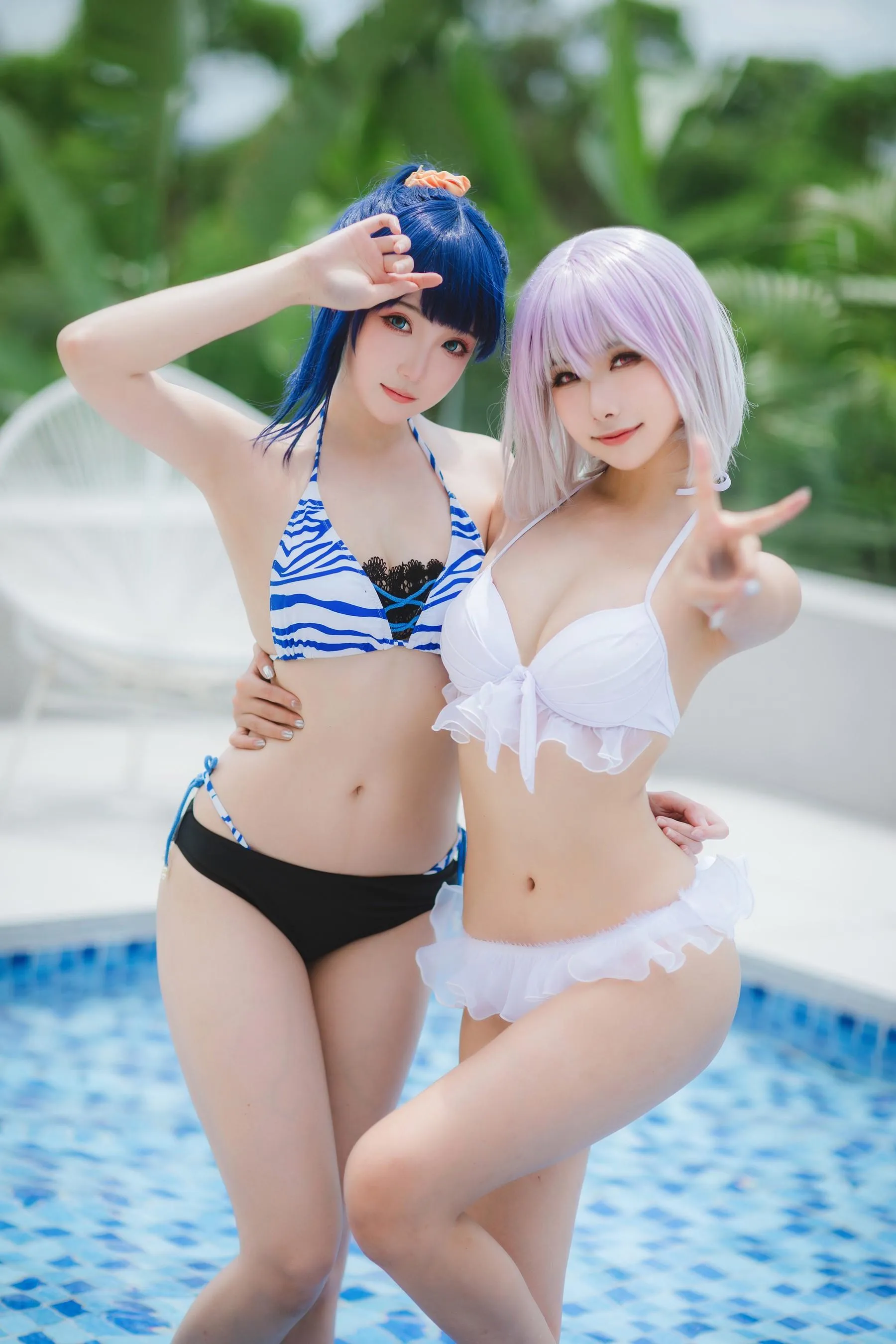 Momoko葵葵 – NO.35 瓜希酱 SSSS.GRIDMAN 宝多六花新条茜 泳装 [55P]插图5